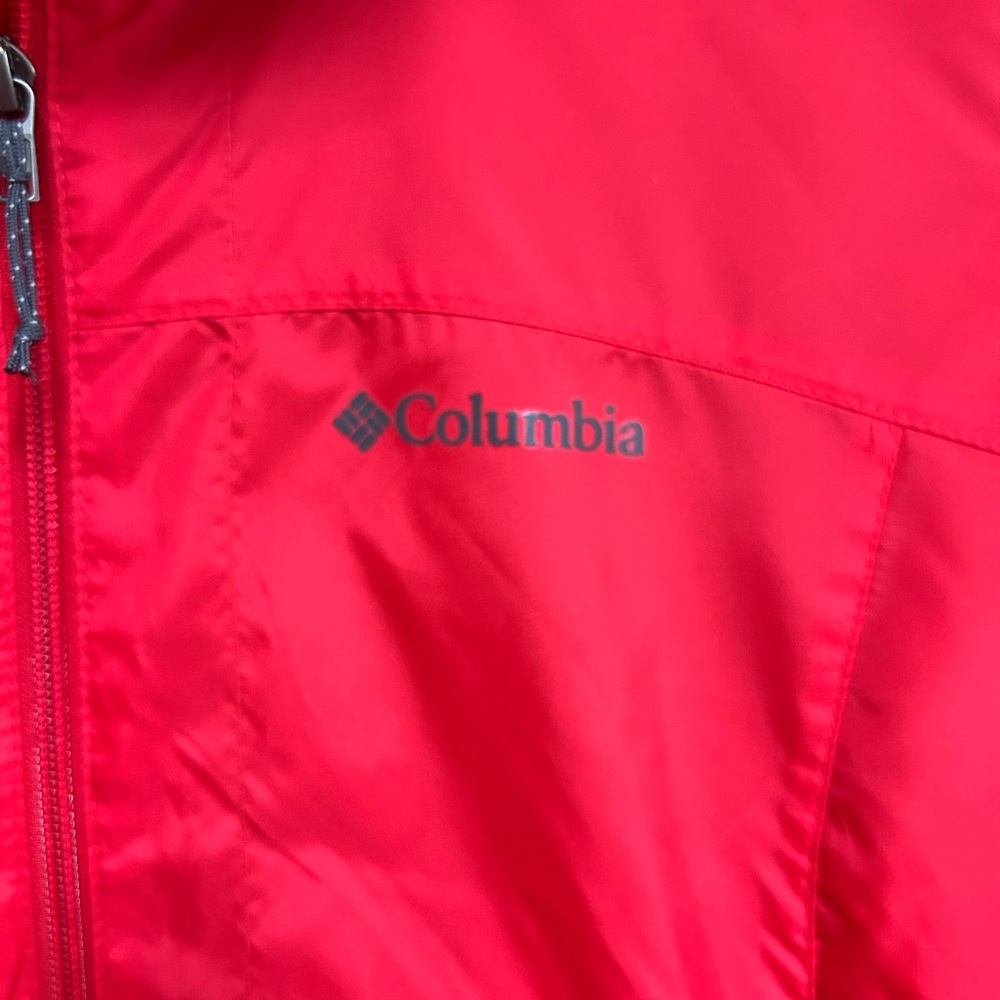 NWOT Columbia fleece lined rain coat. Medium. - Picture 3 of 6